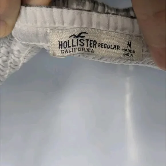 Hollister Plaid Gingham Romper Shorts Pockets Y2K Lined Smocked Size Medium M - Picture 7 of 10